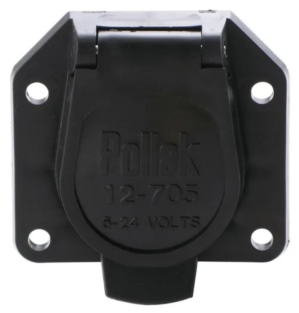 Female 7-Pole RV-Style Trailer Connector - Trailer End